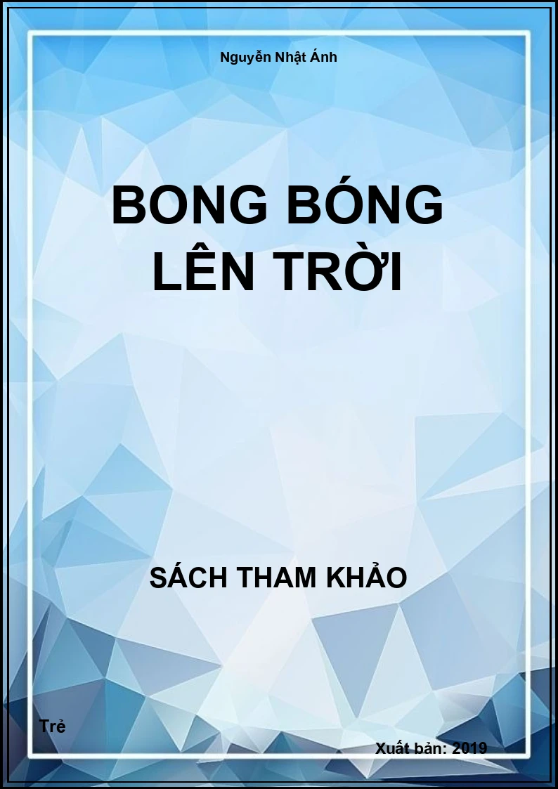 Bong bóng lên trời