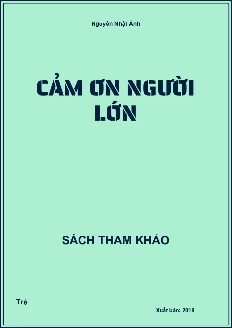 Cảm ơn người lớn
