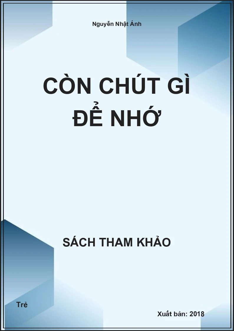 Còn chút gì để nhớ