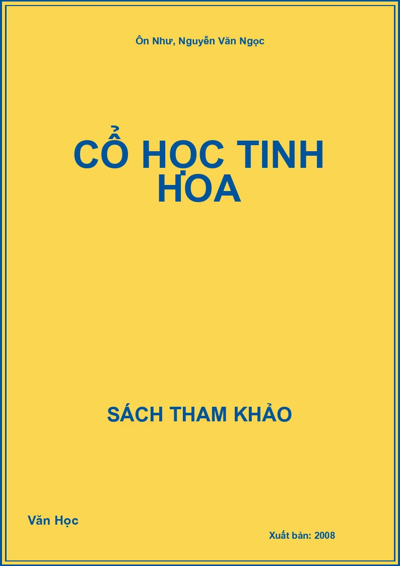 Cổ học tinh hoa