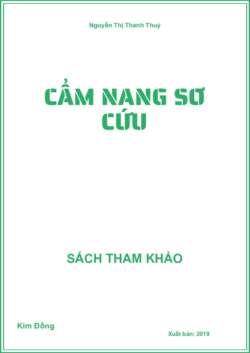 Cẩm nang sơ cứu