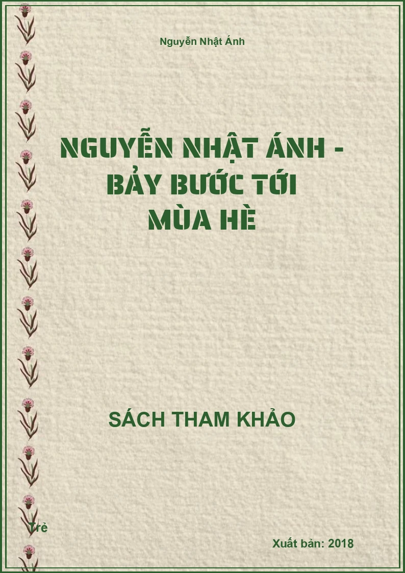 Nguyễn Nhật Ánh - Bảy bước tới mùa hè