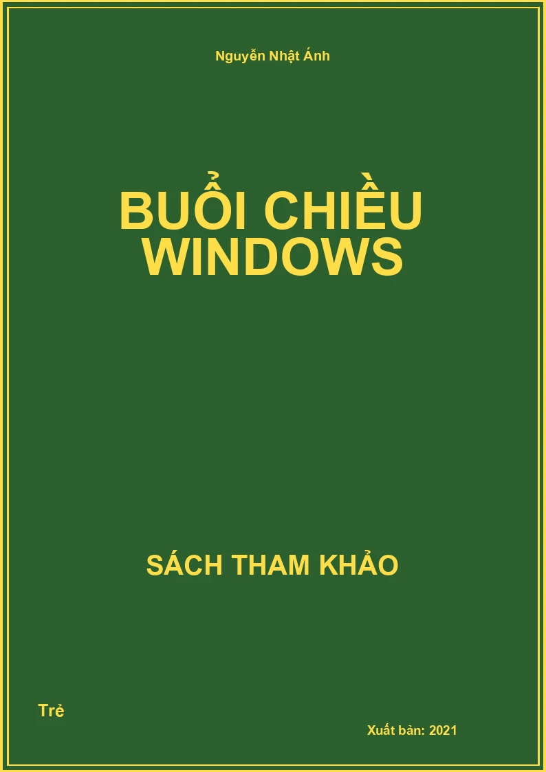 Buổi chiều Windows