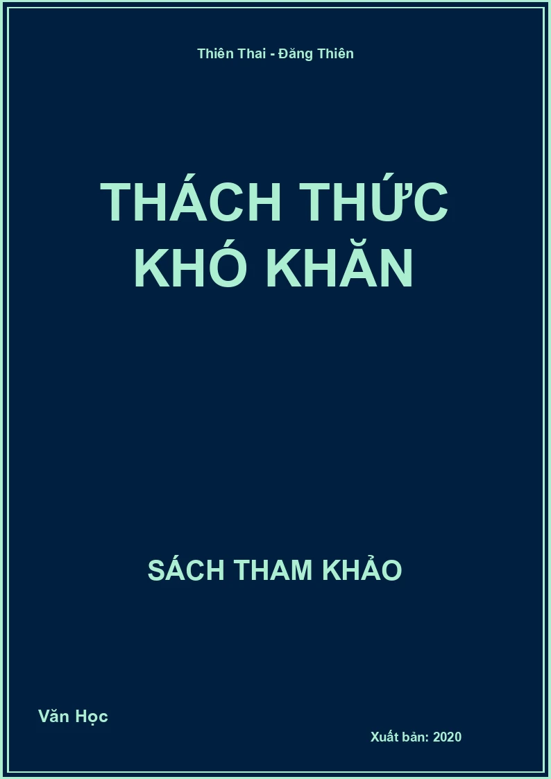 Thách thức khó khăn