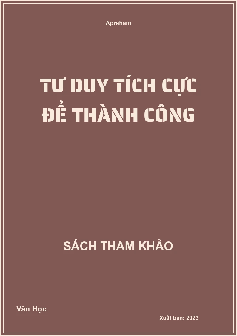Tư duy tích cực để thành công