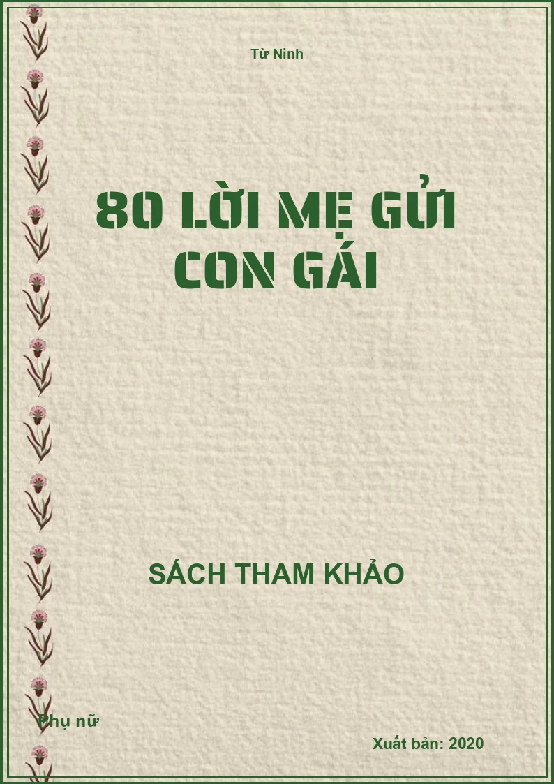 80 Lời mẹ gửi con gái