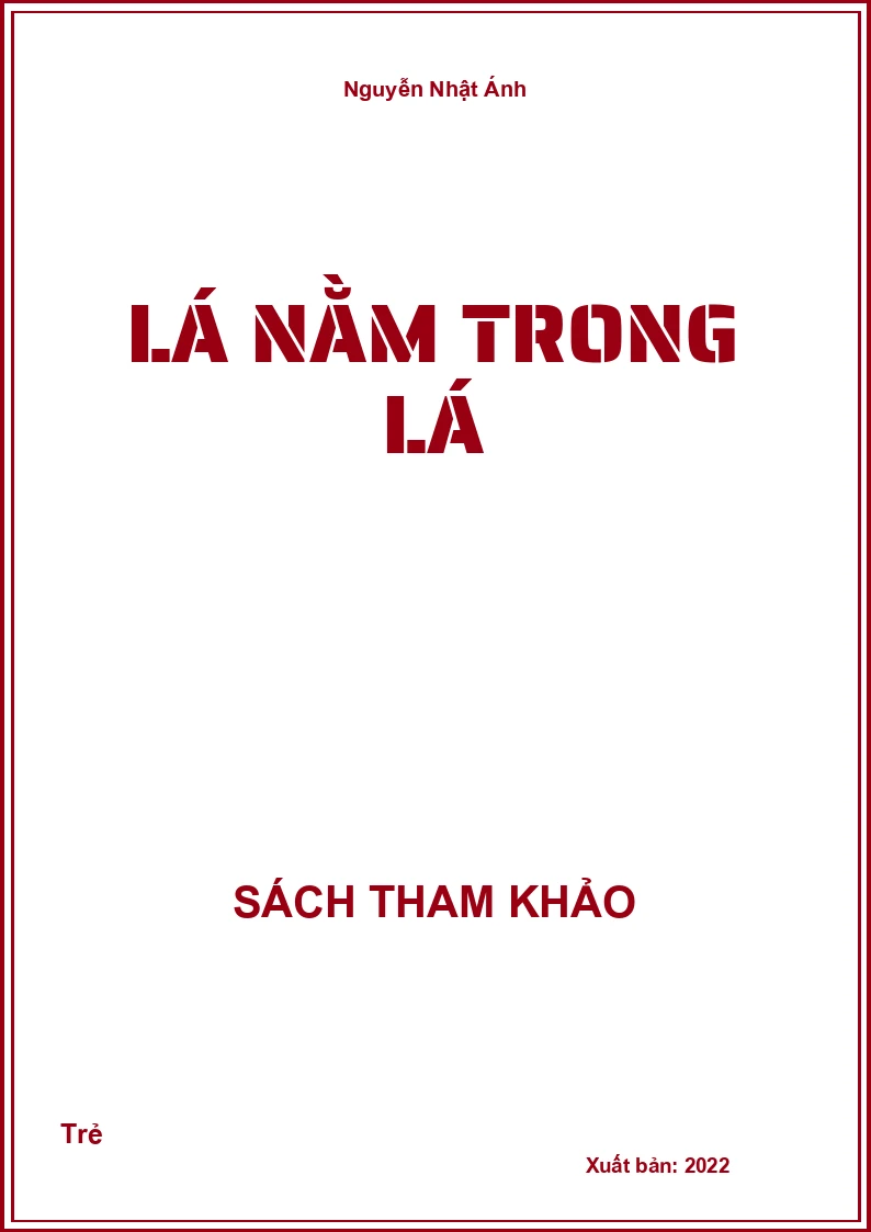 Lá nằm trong lá
