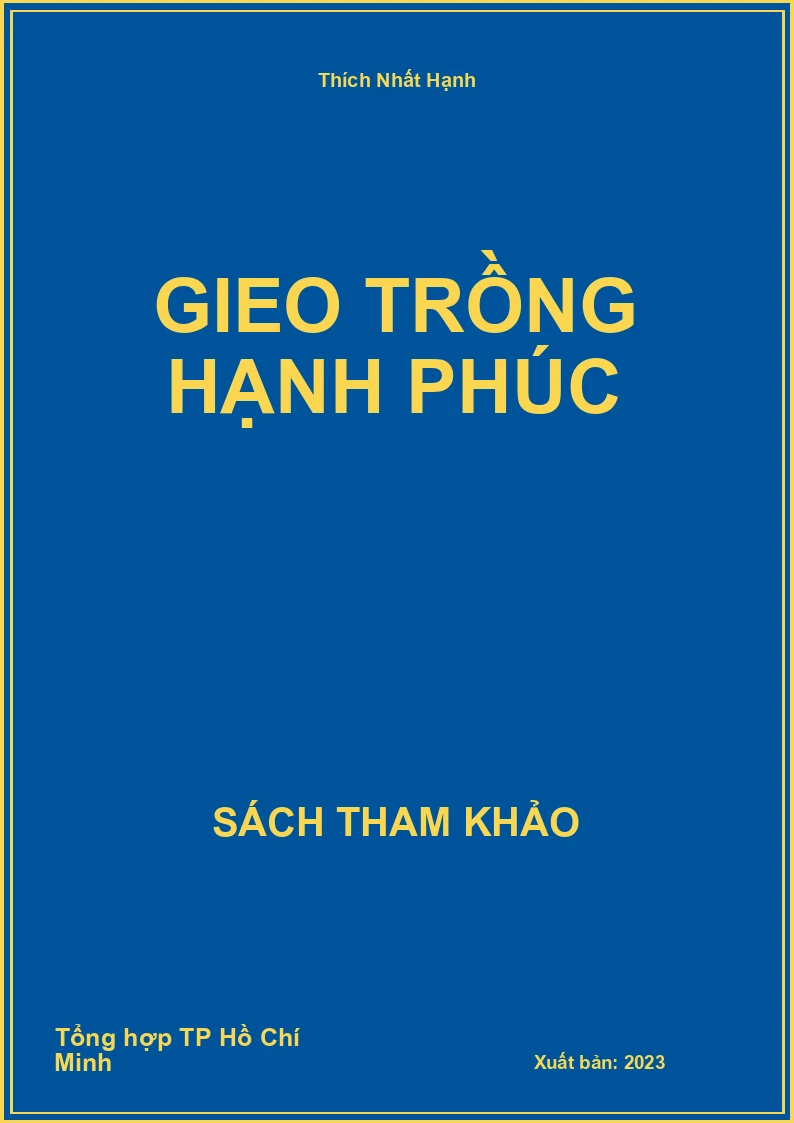 Gieo trồng hạnh phúc