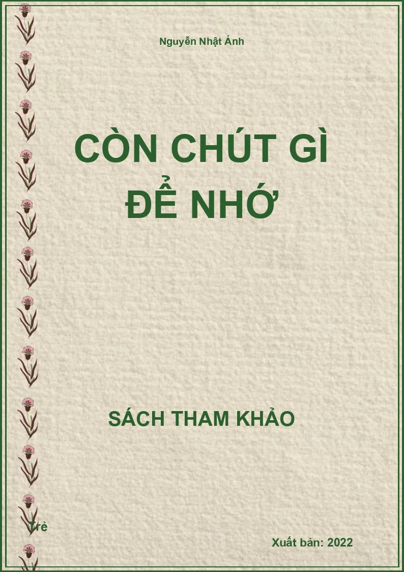 Còn chút gì để nhớ