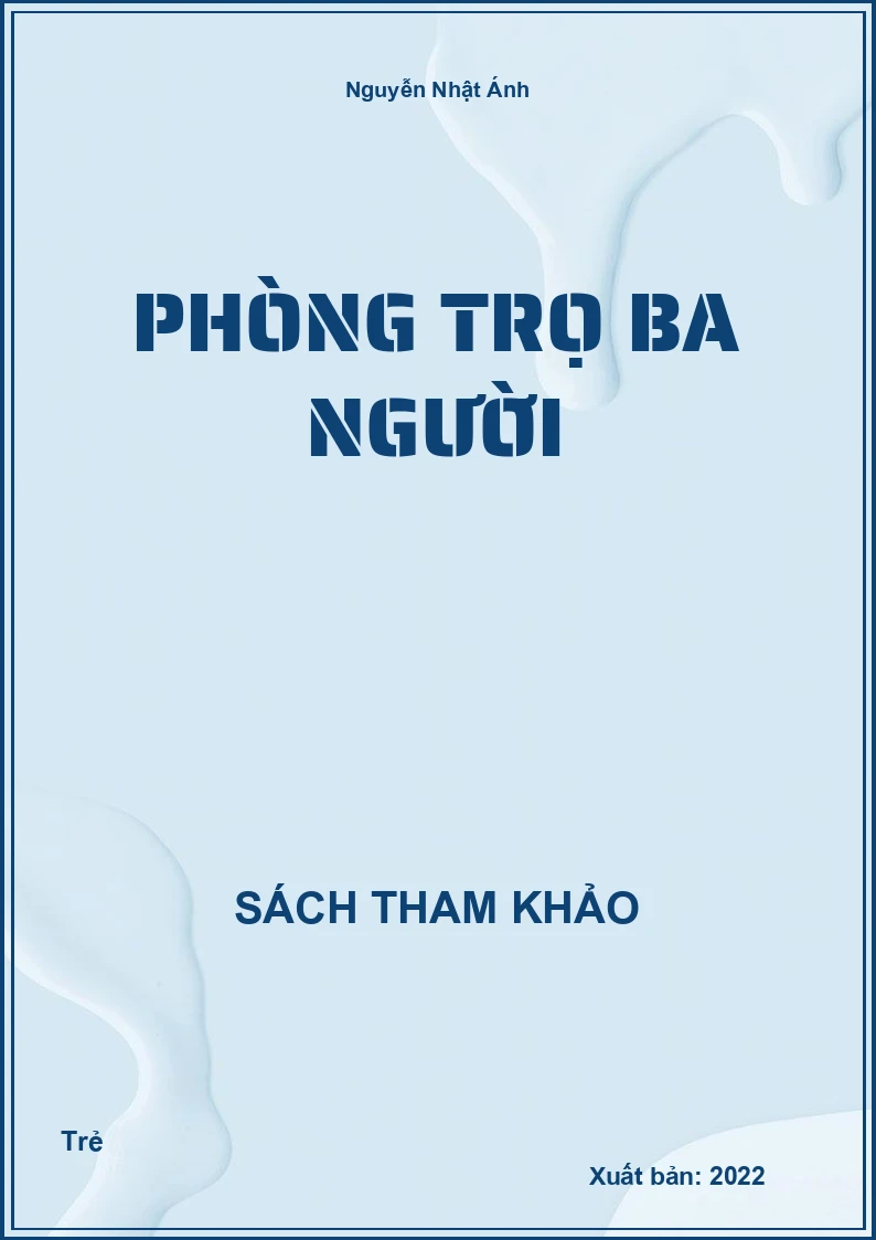 Phòng trọ ba người