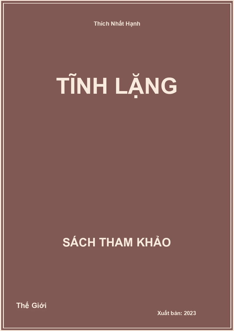 Tĩnh lặng