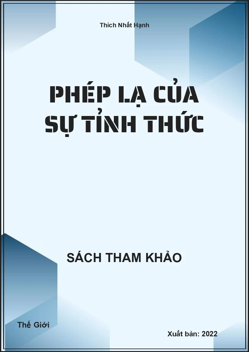 Phép lạ của sự tỉnh thức