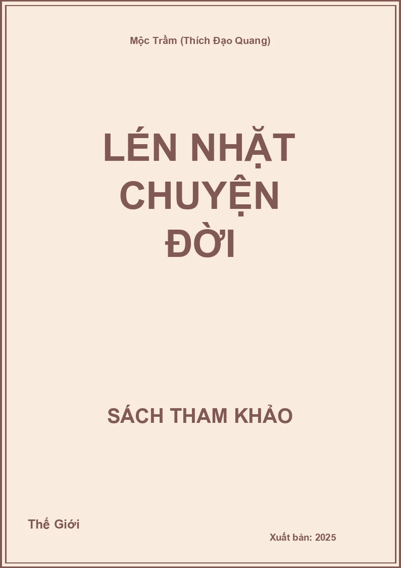 Lén nhặt chuyện đời