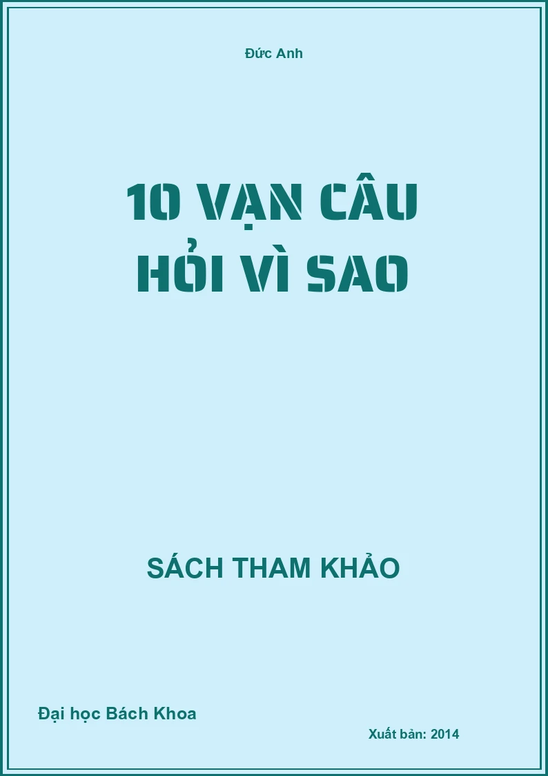 10 vạn câu hỏi Vì sao