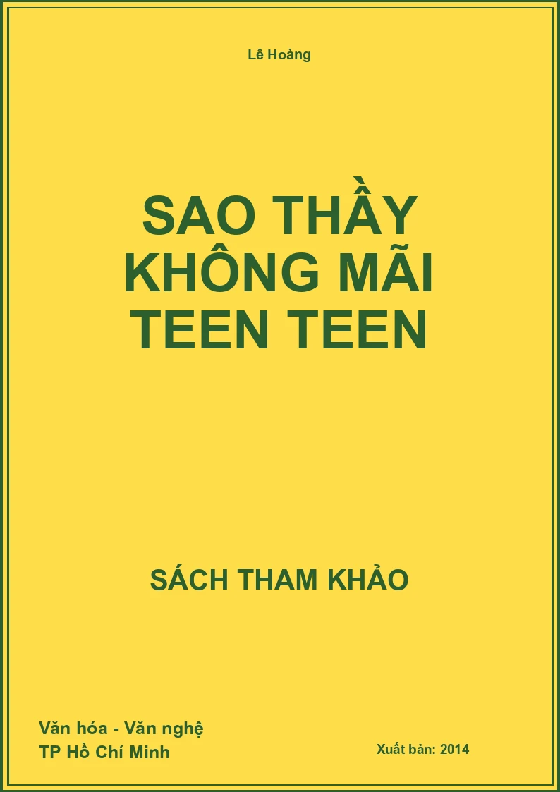 Sao thầy không mãi teen teen