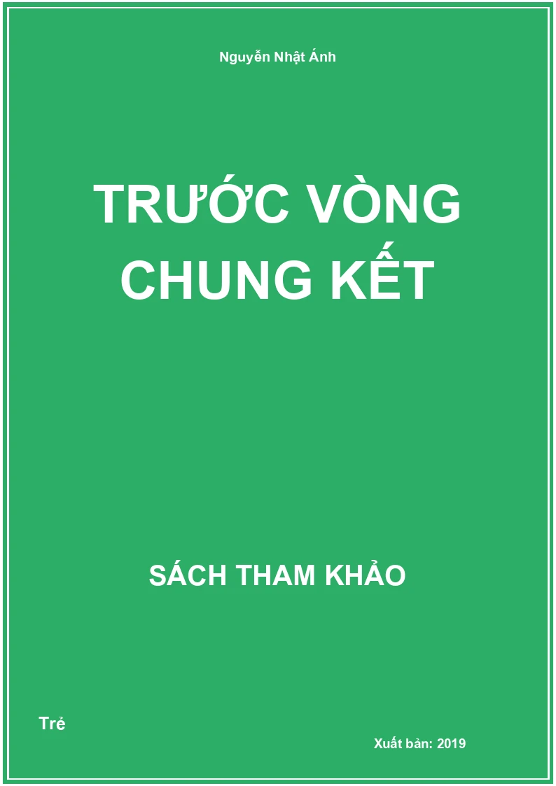 Trước vòng chung kết