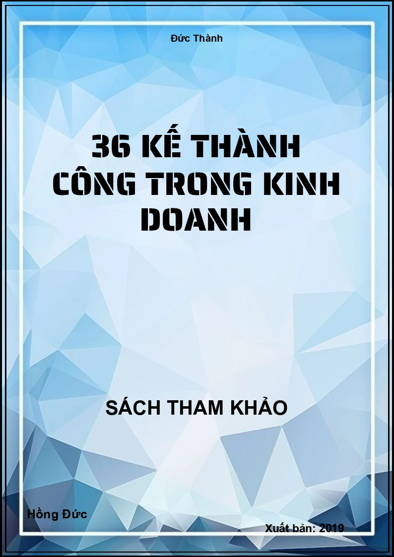 36 Kế thành công trong kinh doanh