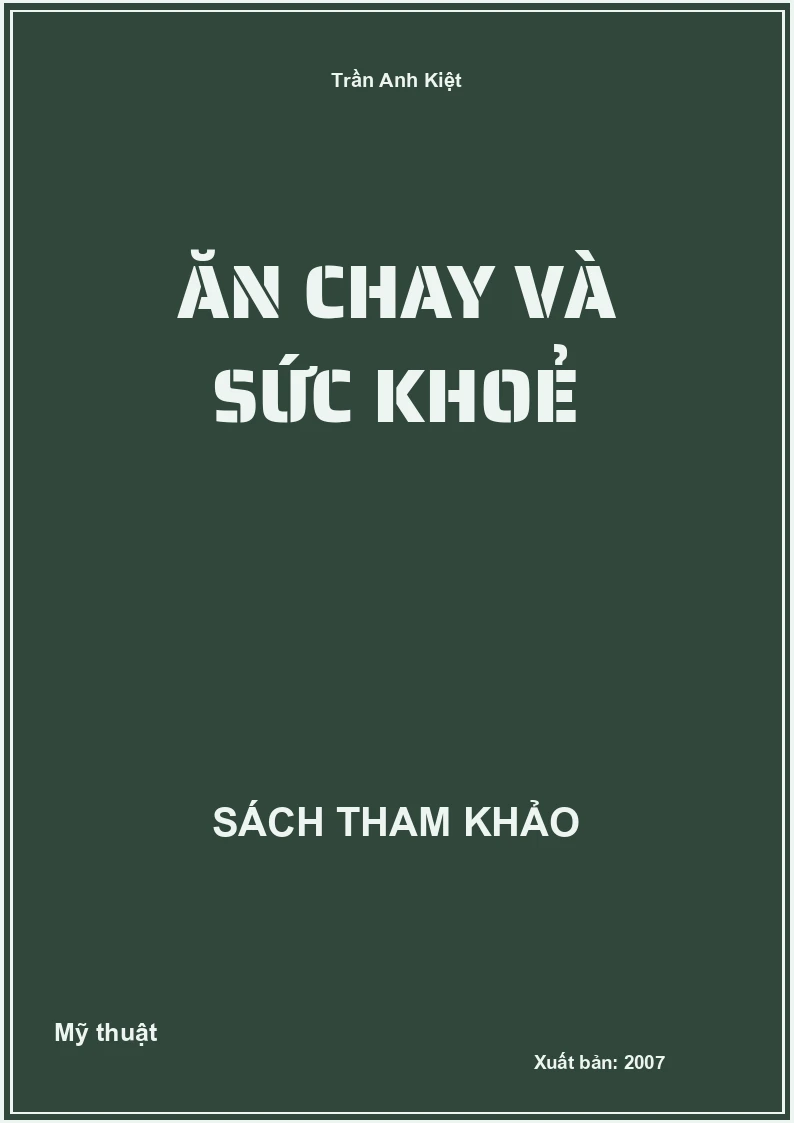 Ăn chay và sức khoẻ