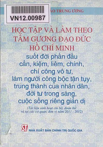 Học tập và làm theo tư tưởng, tấm gương ĐĐ HCM ....