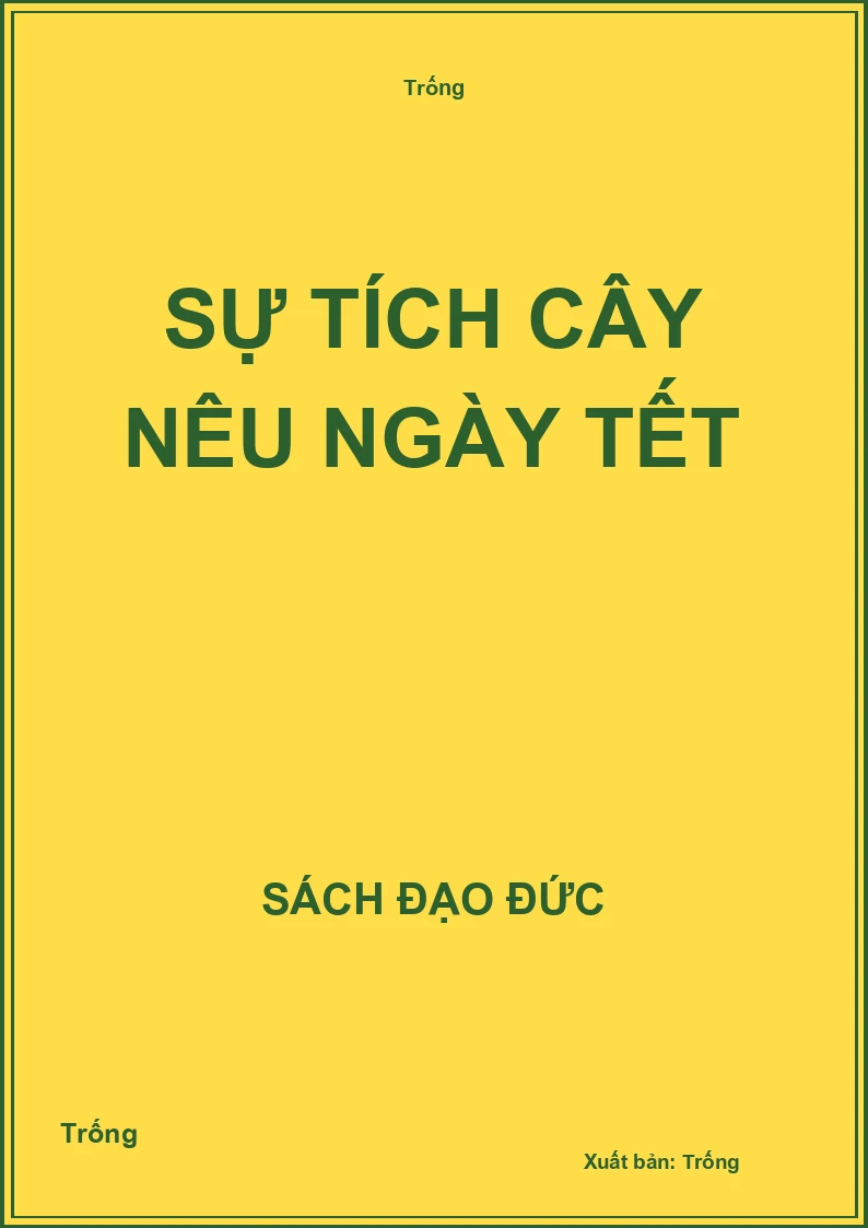 Sự tích cây nêu ngày tết