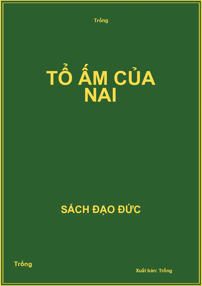 Tổ ấm của nai