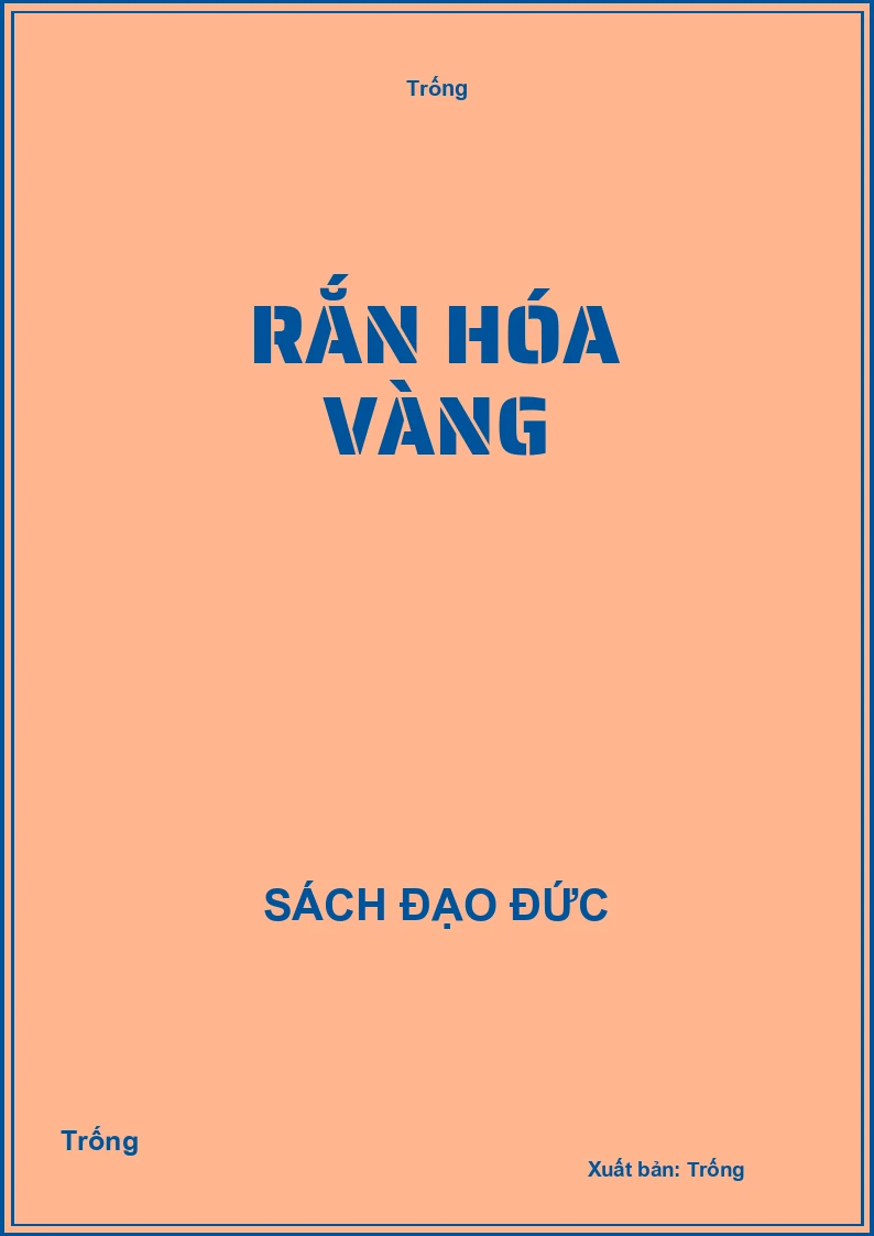 Rắn hóa vàng