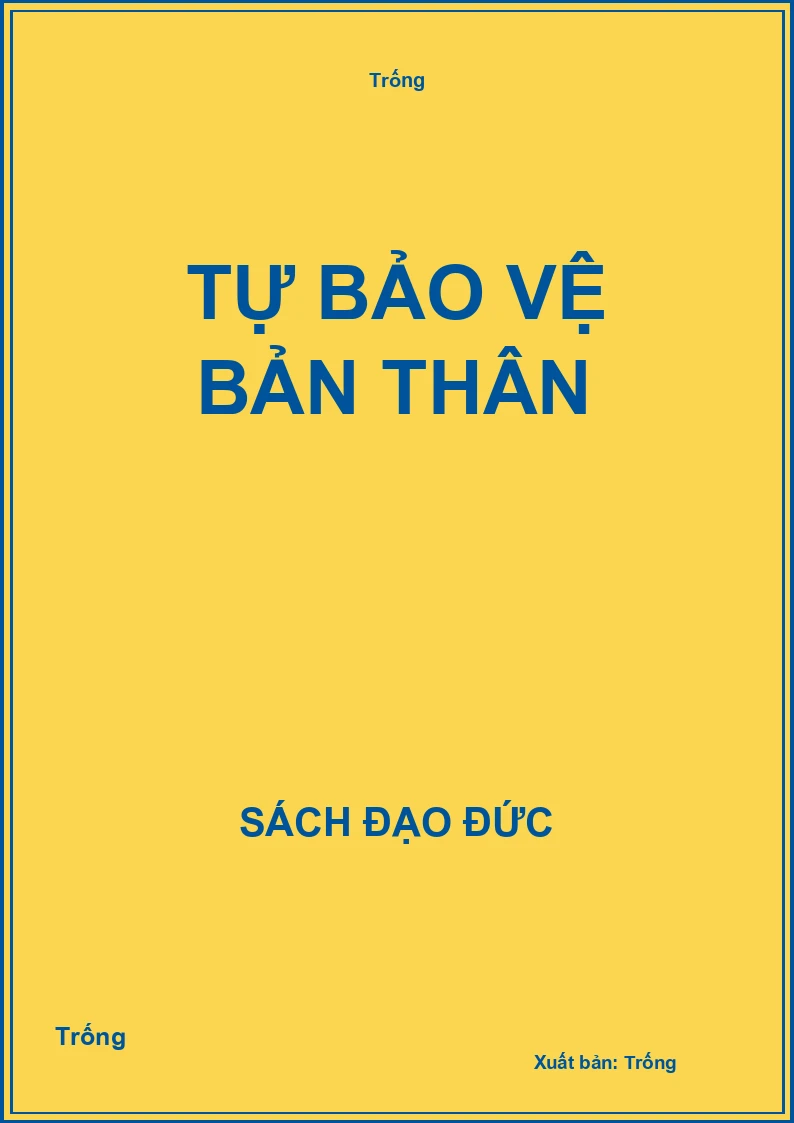 Tự bảo vệ bản thân