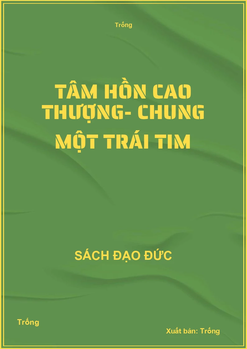 Tâm hồn cao thượng- Chung một trái tim