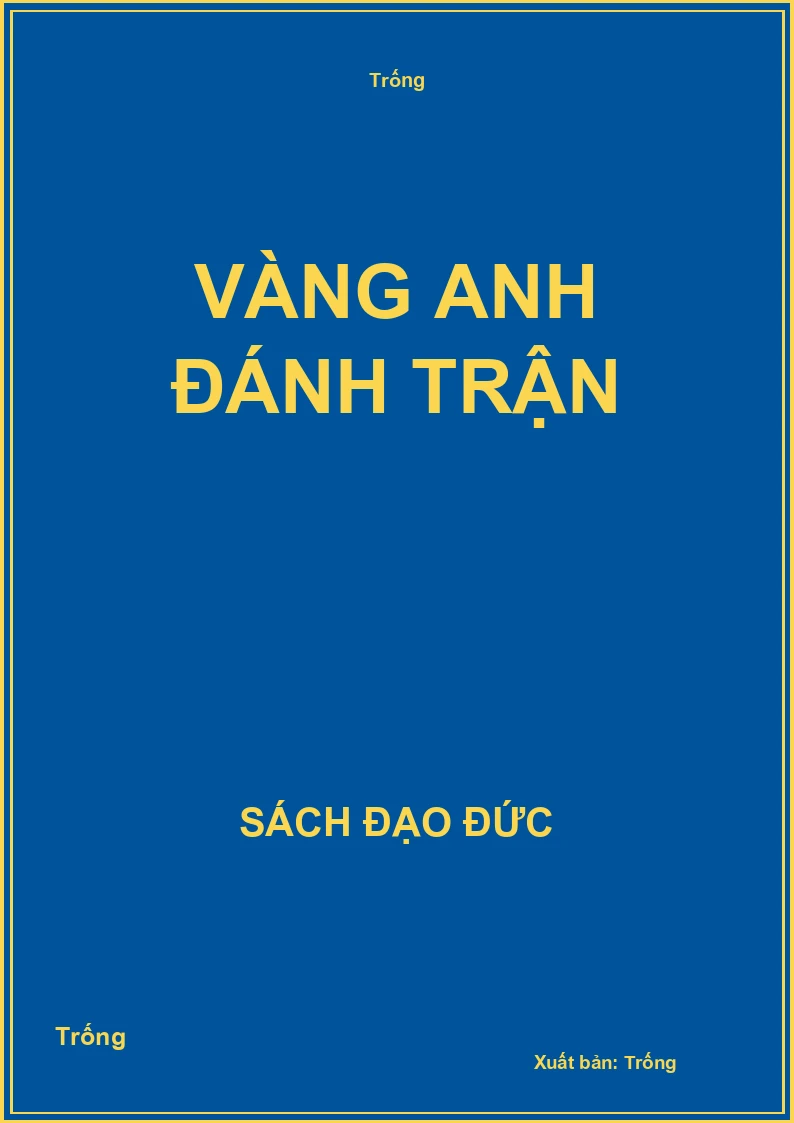 Vàng anh đánh trận