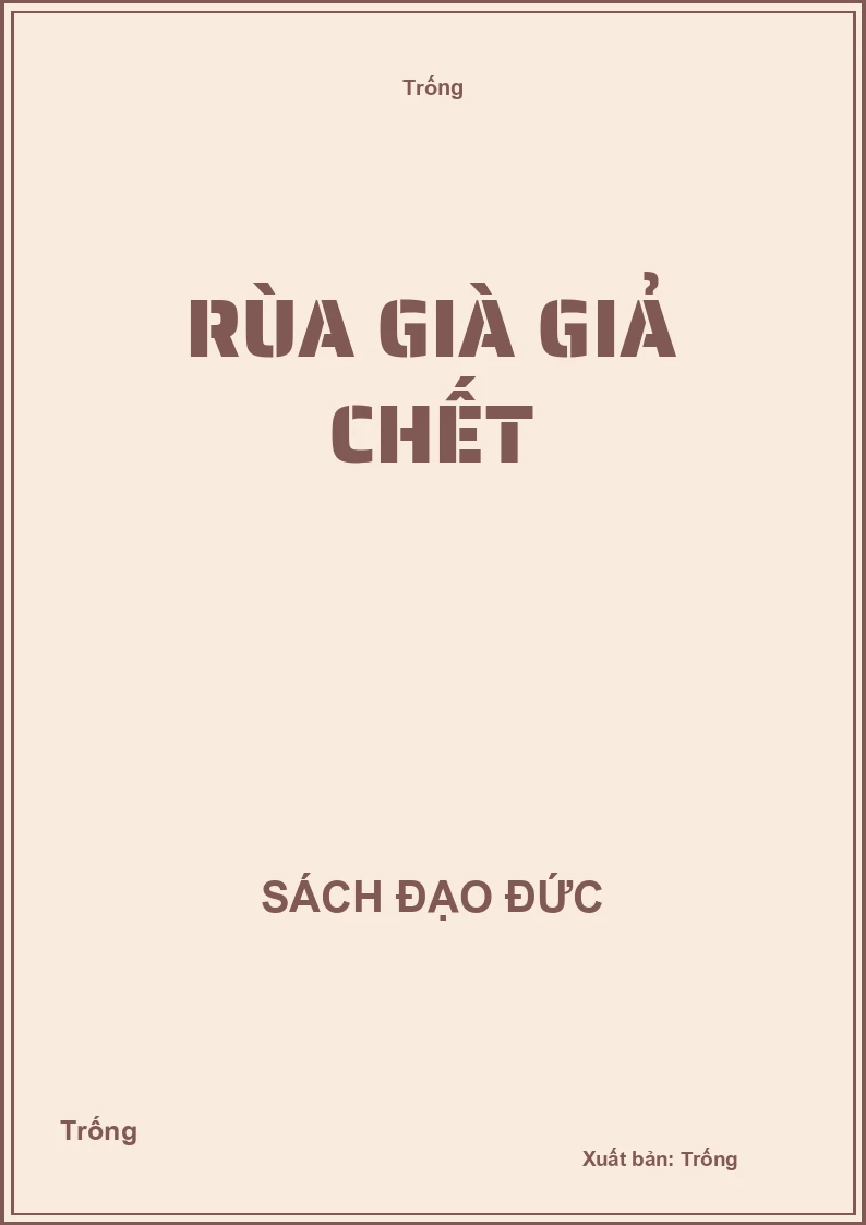 Rùa già giả chết
