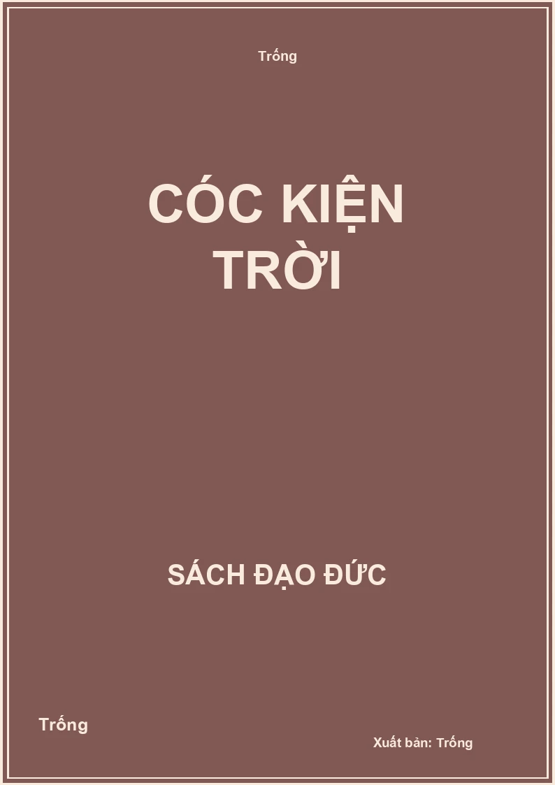 Cóc kiện trời