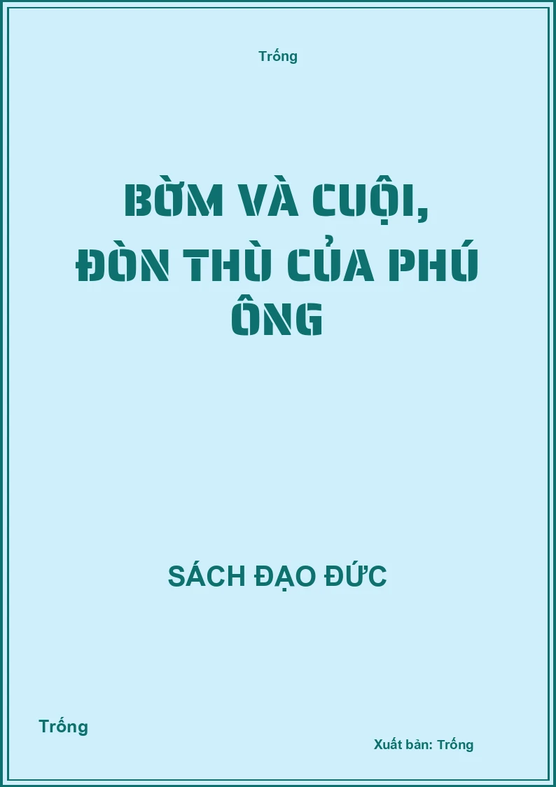 Bờm và Cuội, đòn thù của phú ông