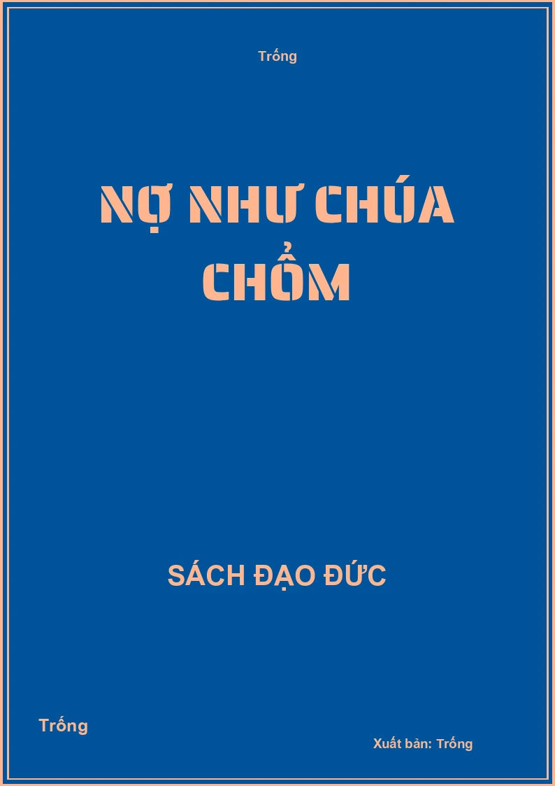 Nợ như chúa chổm