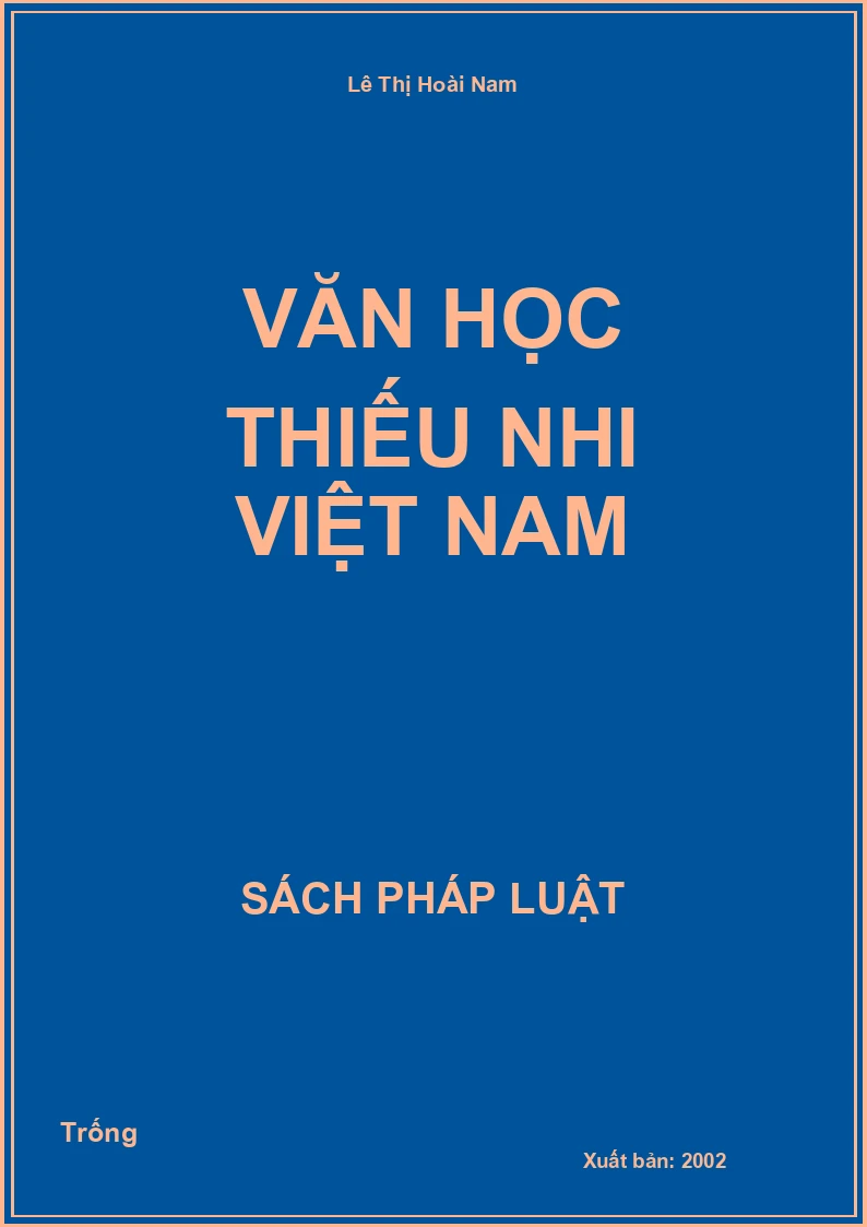 Văn học thiếu nhi Việt Nam