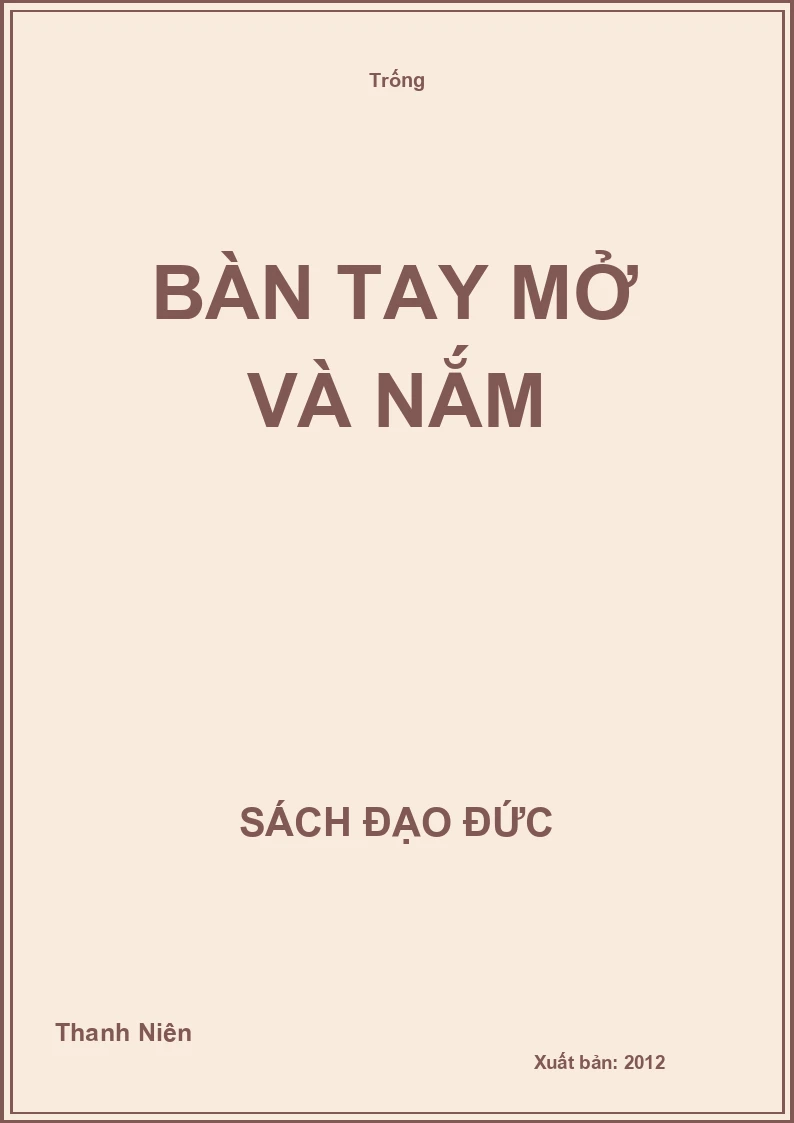 Bàn tay mở và nắm