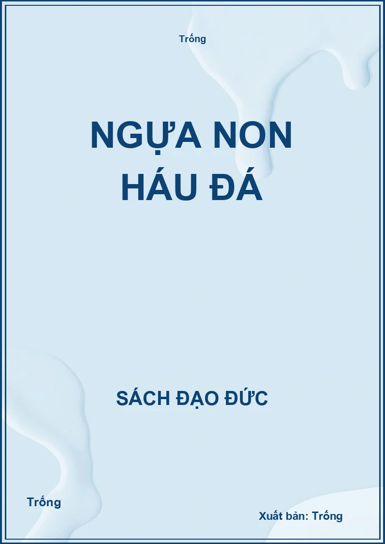 Ngựa non háu đá