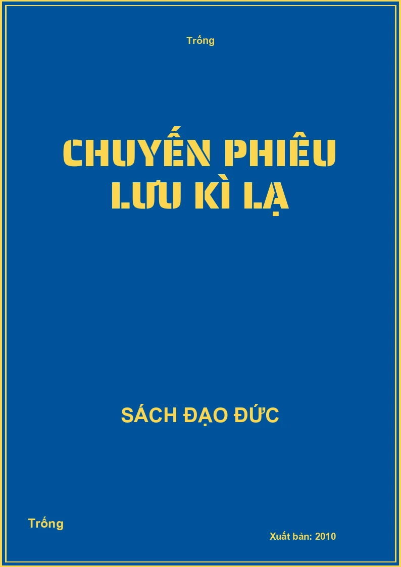 Chuyến phiêu lưu kì lạ
