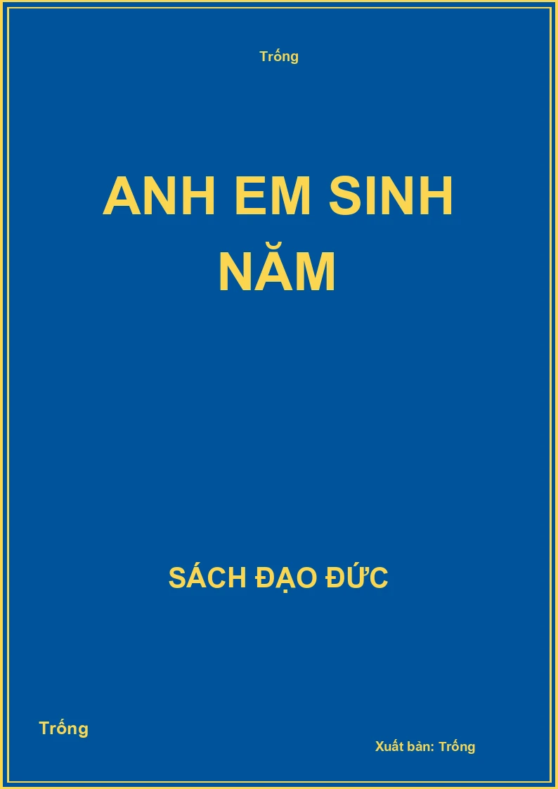 Anh em sinh năm