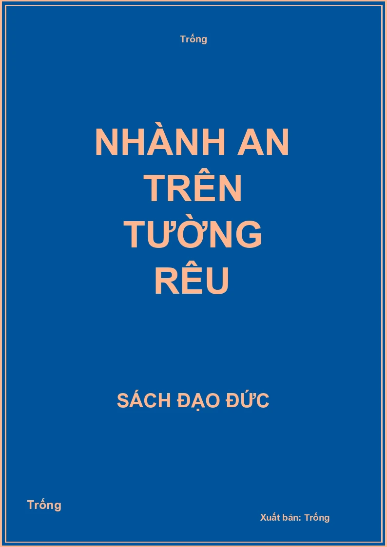 Nhành an trên tường rêu