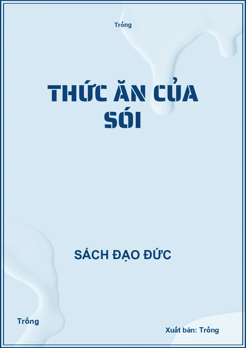 Thức ăn của sói
