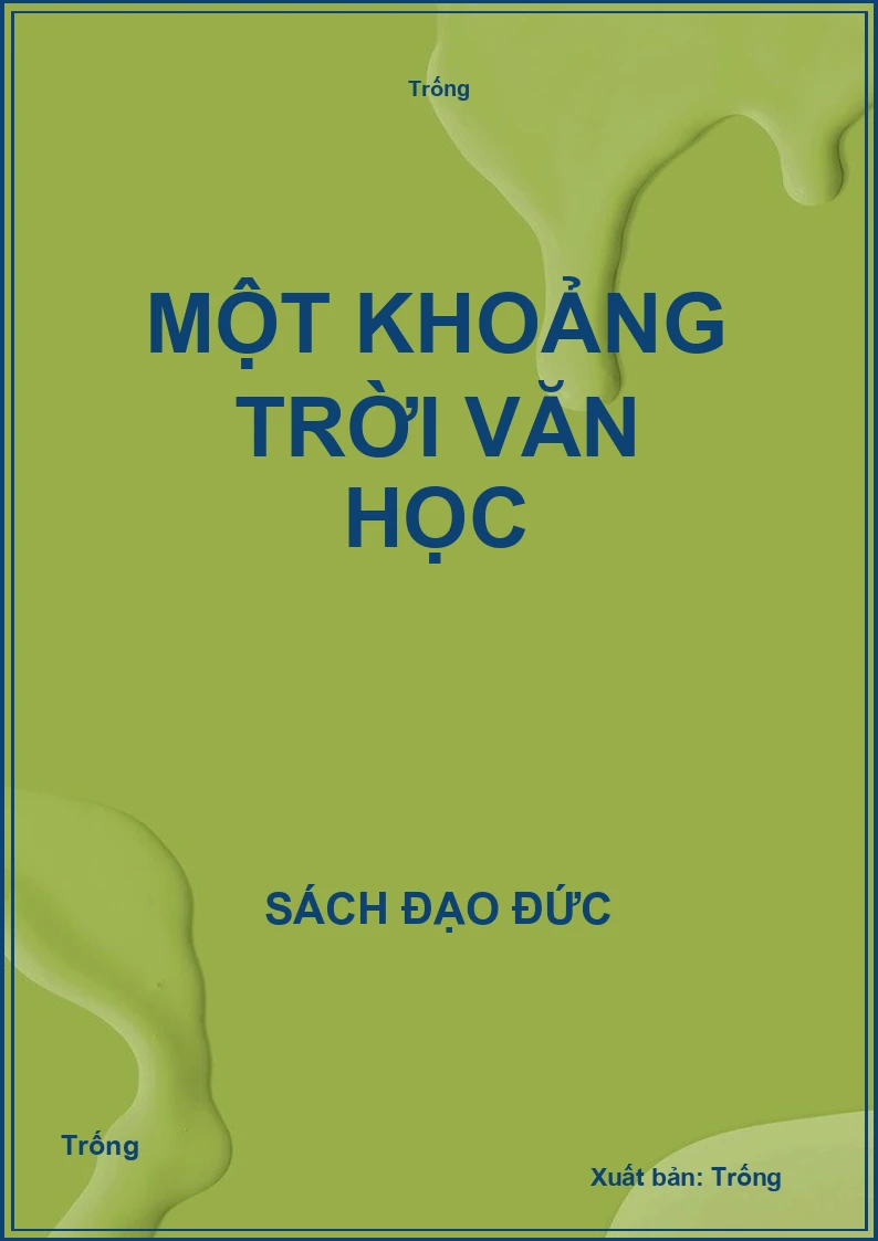 Một khoảng trời văn học