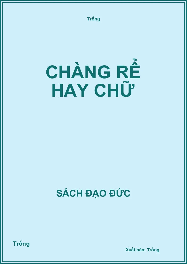 Chàng rể hay chữ