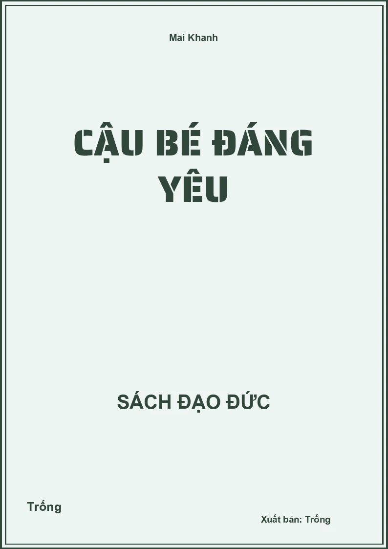 Cậu bé đáng yêu