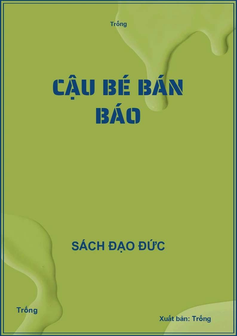 Cậu bé bán báo
