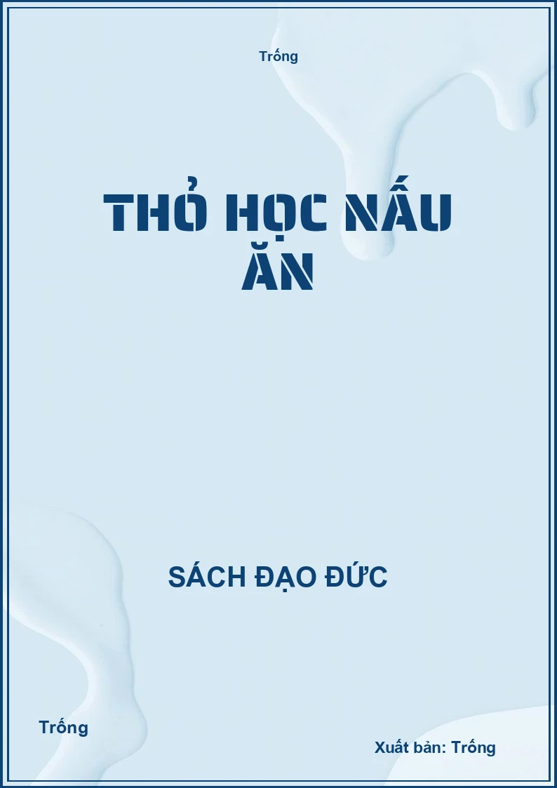 Thỏ học nấu ăn