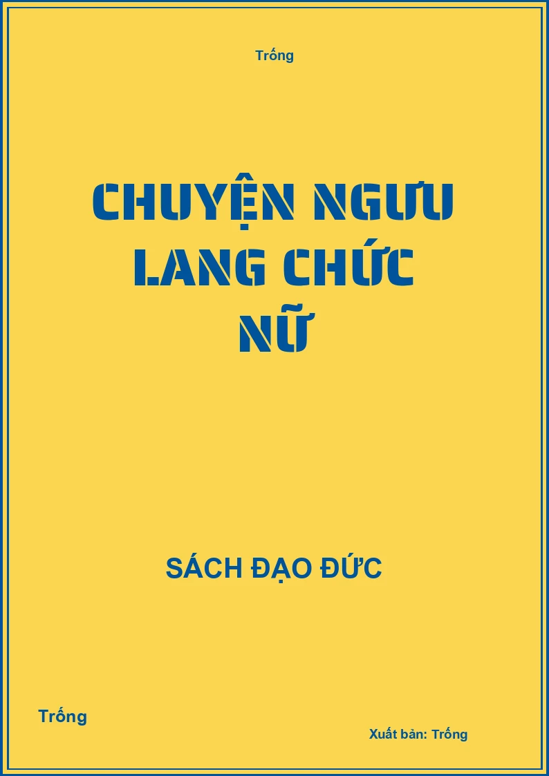 Chuyện Ngưu Lang Chức Nữ