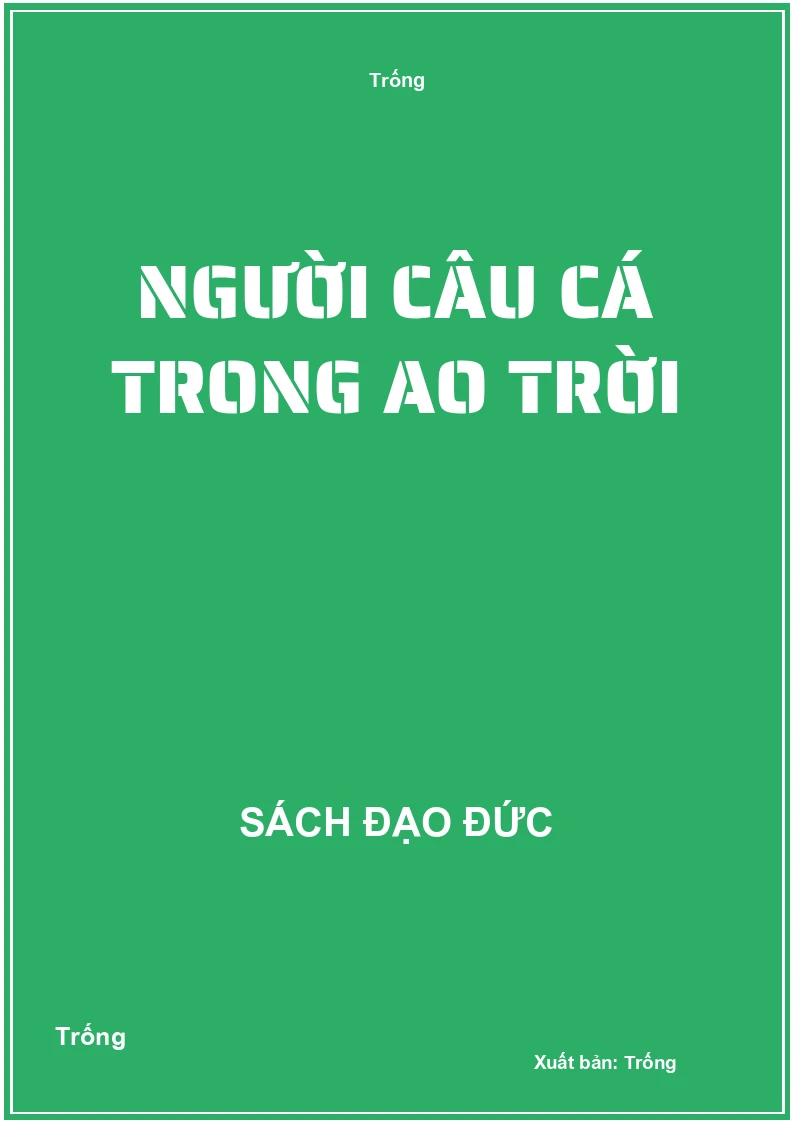 Người câu cá trong ao trời