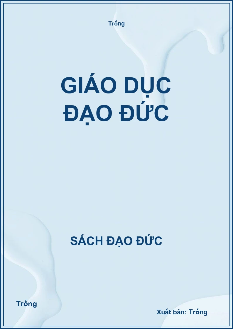 Giáo dục đạo đức