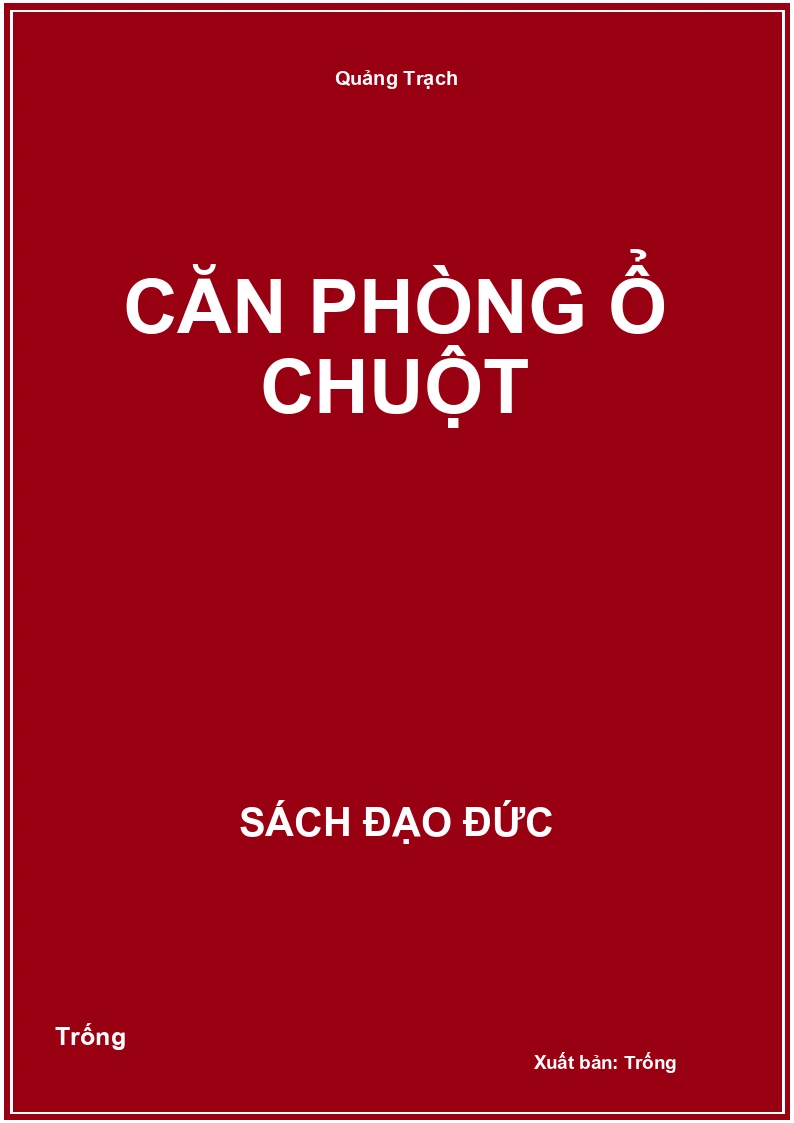 Căn phòng ổ chuột