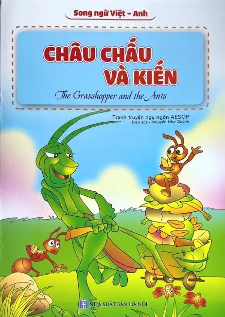 Châu chấu và kiến - Song ngữ